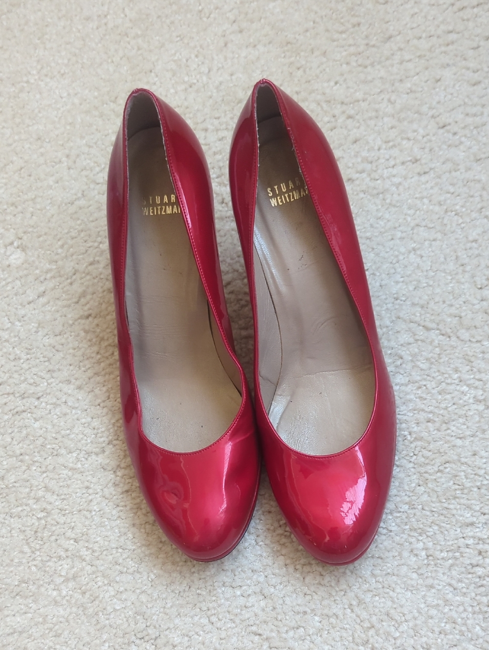 Pretty Patent Stuart Weitzman Pumps